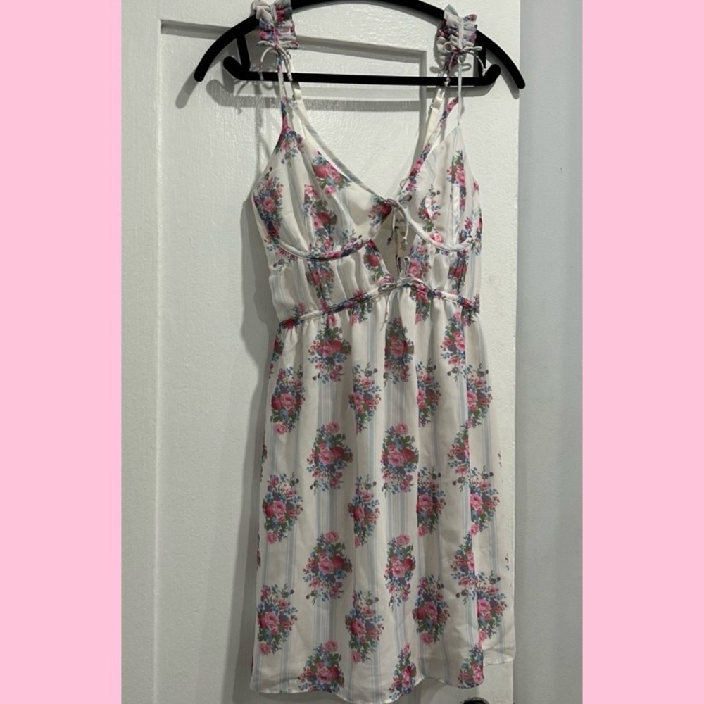 NWT For Love & Lemons Lailah Slip Dress - Picture 2 of 8